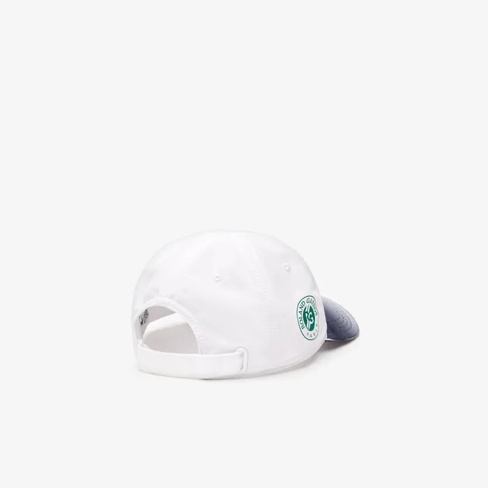SPORT Roland Garros Ombr Cap WhiteNavy Blue Mens Lacoste Caps and Hats Shop Online