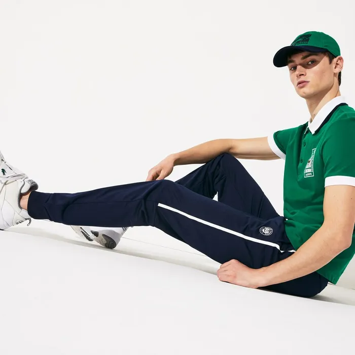 SPORT Roland Garros Track Pants Navy BlueWhite Mens Lacoste Tracksuits Online Store SPORT Roland Garros Track Pants Navy BlueWhite Mens Lacoste Tracksuits Online Store