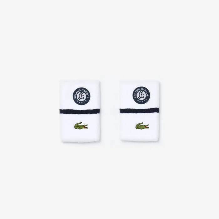 SPORT Roland Garros Wristbands WhiteNavy BlueWhite Mens Lacoste Caps and Hats For Sale Online SPORT Roland Garros Wristbands WhiteNavy BlueWhite Mens Lacoste Caps and Hats For Sale Online