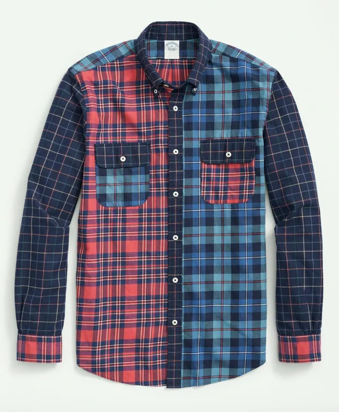 Sport Shirts Men Brooks Brothers Archival Brushed Twill Fun Tartan Shirt Multi