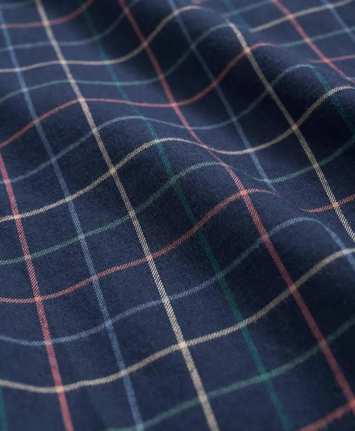 Sport Shirts Men Brooks Brothers Archival Brushed Twill Plaid Shirt Navy