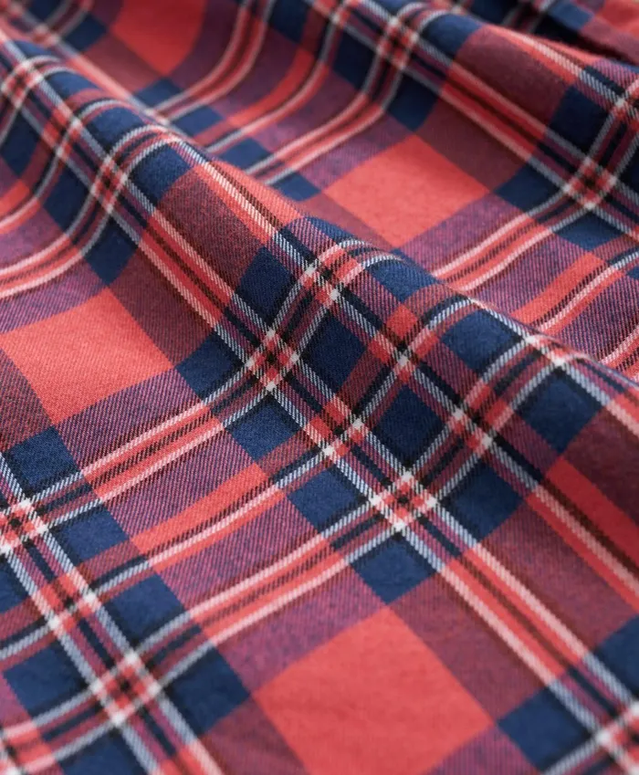 Sport Shirts Men Brooks Brothers Archival Brushed Twill Plaid Shirt Red