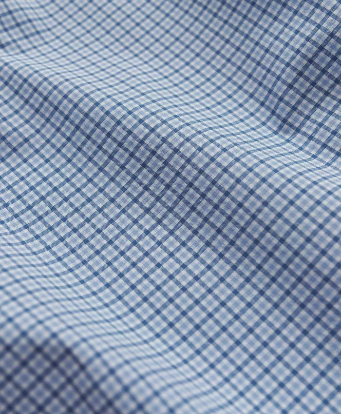 Sport Shirts Men Brooks Brothers Big andamp Tall Brooks Brothers Stretch Performance Series Check Sport Shirt Blue