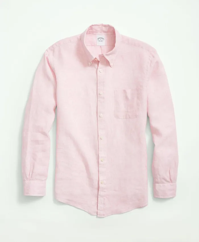 Sport Shirts Men Brooks Brothers Big andamp Tall Irish Linen Sport Shirt Pink