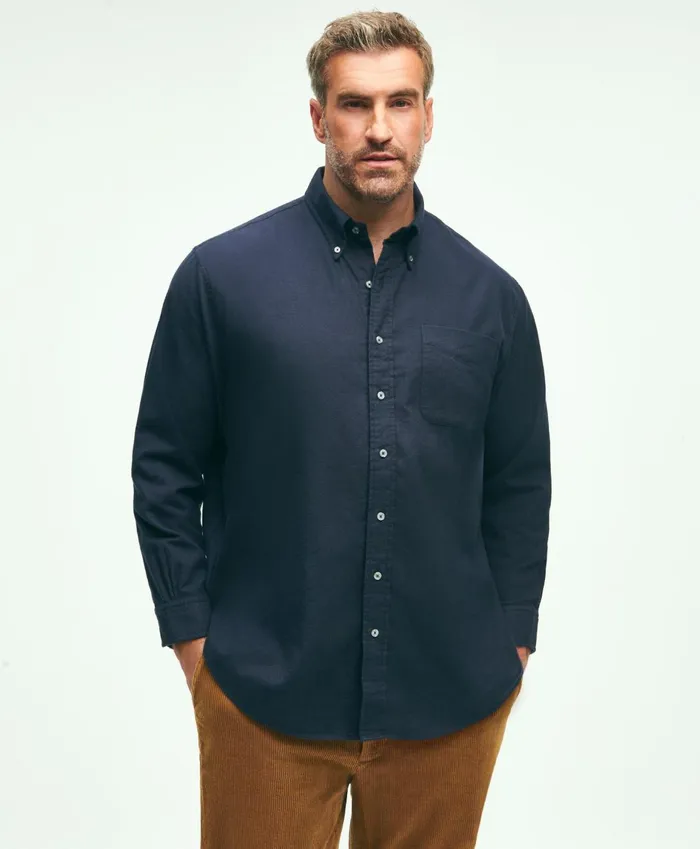 Sport Shirts Men Brooks Brothers Big andamp Tall Portuguese Flannel Shirt Navy