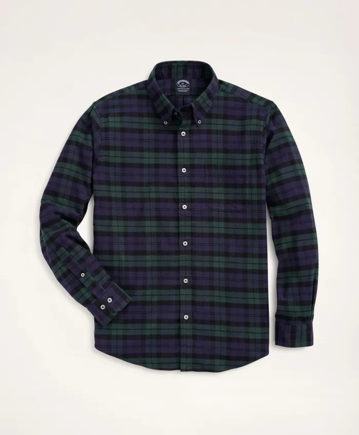 Sport Shirts Men Brooks Brothers Big andamp Tall Portuguese Flannel Shirt Navygreen