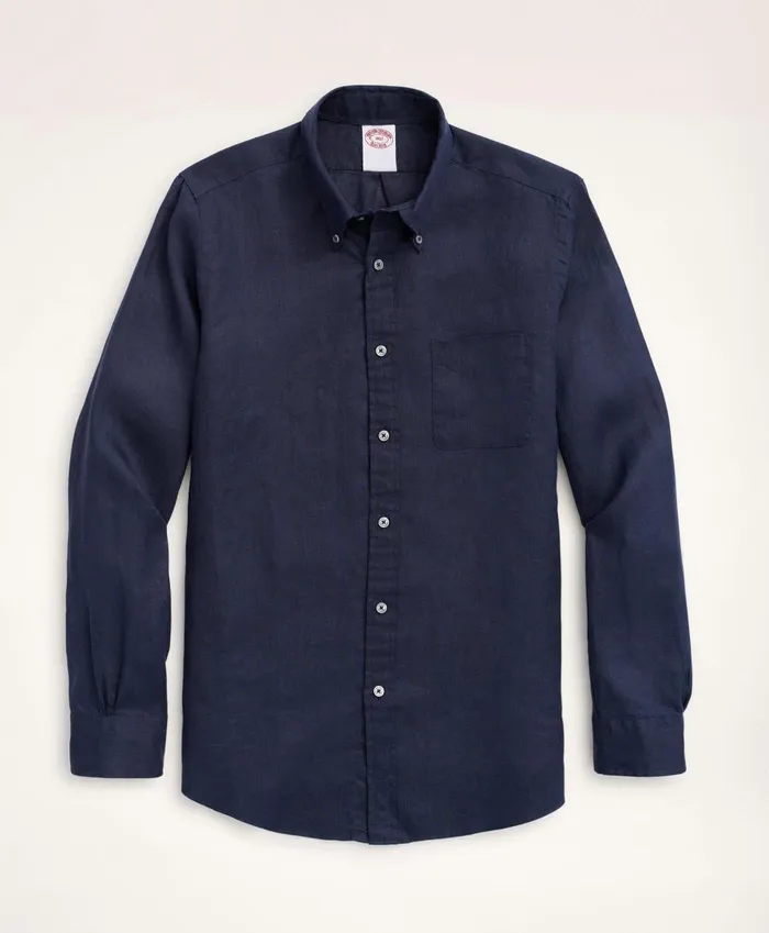 Sport Shirts Men Brooks Brothers Big andamp Tall Sport Shirt Irish Linen Navy