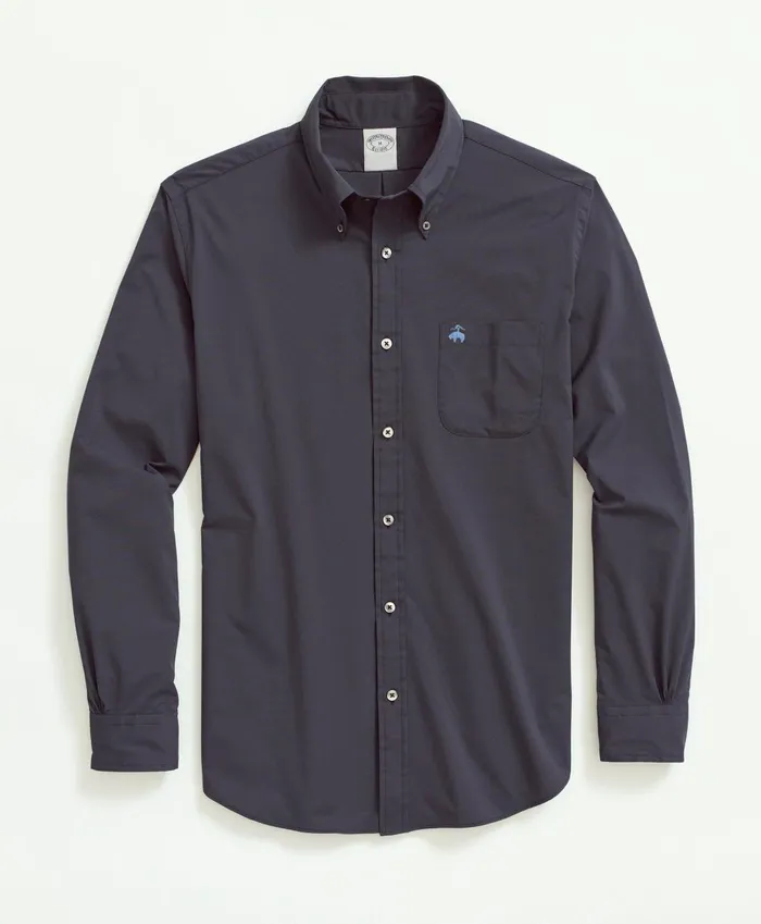 Sport Shirts Men Brooks Brothers Brooks Brothers Stretch Performance Series Sport Shirt Navy