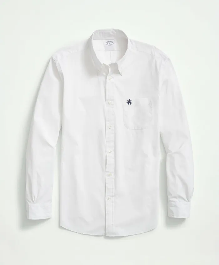 Sport Shirts Men Brooks Brothers Brooks Brothers Stretch Performance Series Sport Shirt White