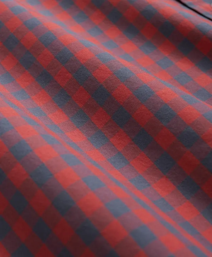 Sport Shirts Men Brooks Brothers Friday Shirt Poplin Checked Red