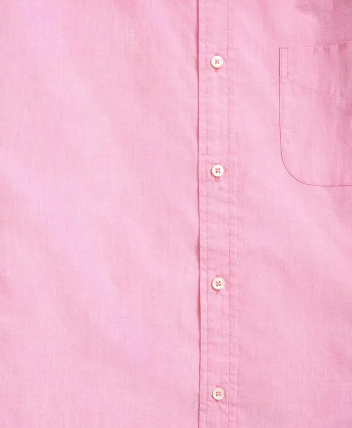 Sport Shirts Men Brooks Brothers Friday Shirt Poplin EndOnEnd Pink
