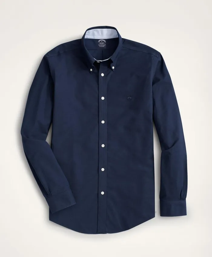 Sport Shirts Men Brooks Brothers Stretch Big andamp Tall Sport Shirt NonIron Oxford Navy