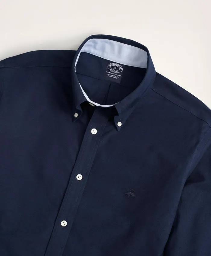 Sport Shirts Men Brooks Brothers Stretch Big andamp Tall Sport Shirt NonIron Oxford Navy