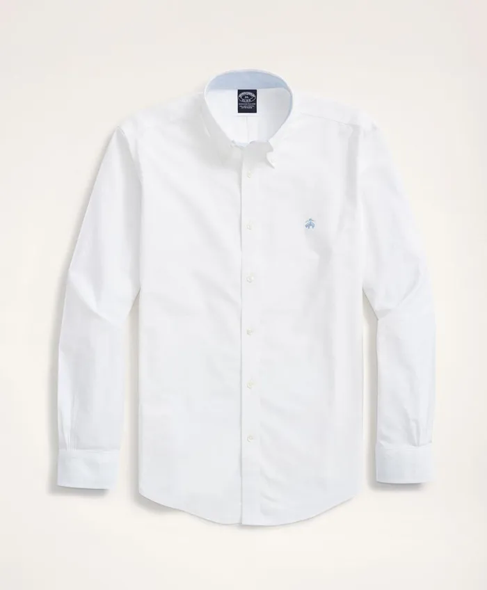 Sport Shirts Men Brooks Brothers Stretch Big andamp Tall Sport Shirt NonIron Oxford White