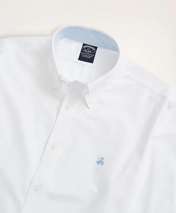 Sport Shirts Men Brooks Brothers Stretch Big andamp Tall Sport Shirt NonIron Oxford White