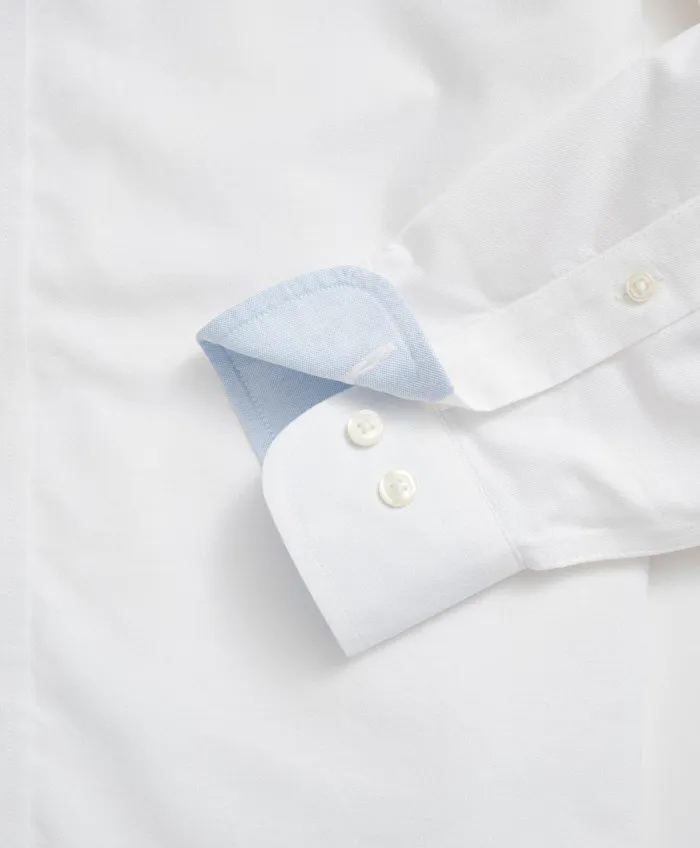 Sport Shirts Men Brooks Brothers Stretch Madison RelaxedFit Sport Shirt NonIron Oxford White