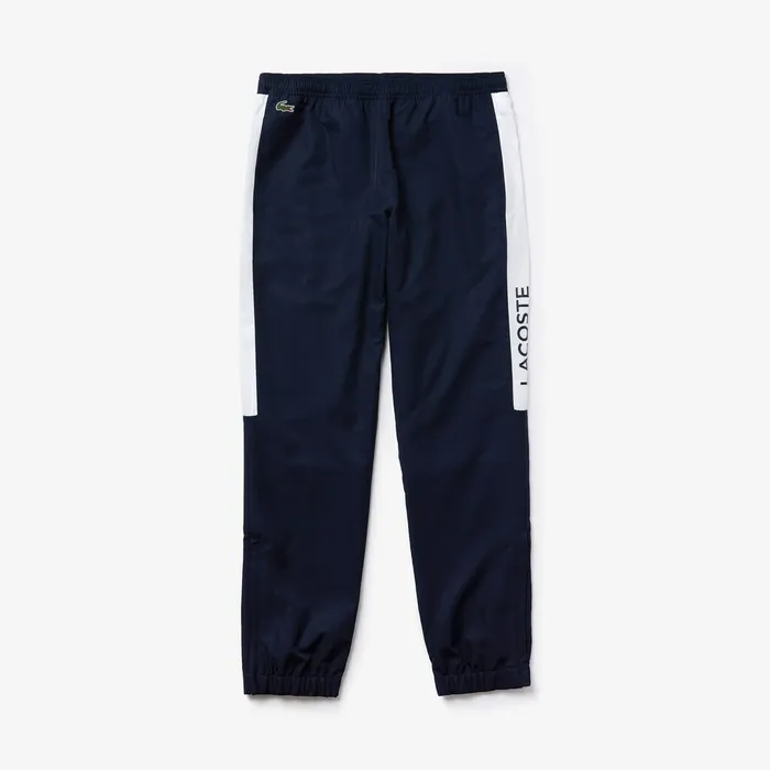 SPORT Standup Neck Colorblock Tracksuit Navy BlueWhiteNavy Blue Mens Lacoste Tracksuits Gift 4 You