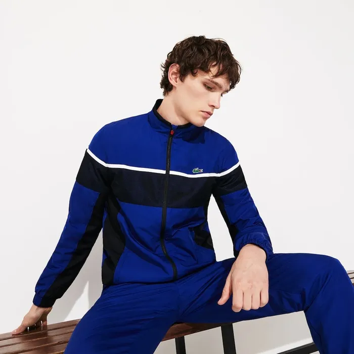 SPORT Tech Jersey Tennis Track Suit BlueBlackWhiteRed Mens Lacoste Pants and Shorts Near Me SPORT Tech Jersey Tennis Track Suit BlueBlackWhiteRed Mens Lacoste Pants and Shorts Near Me