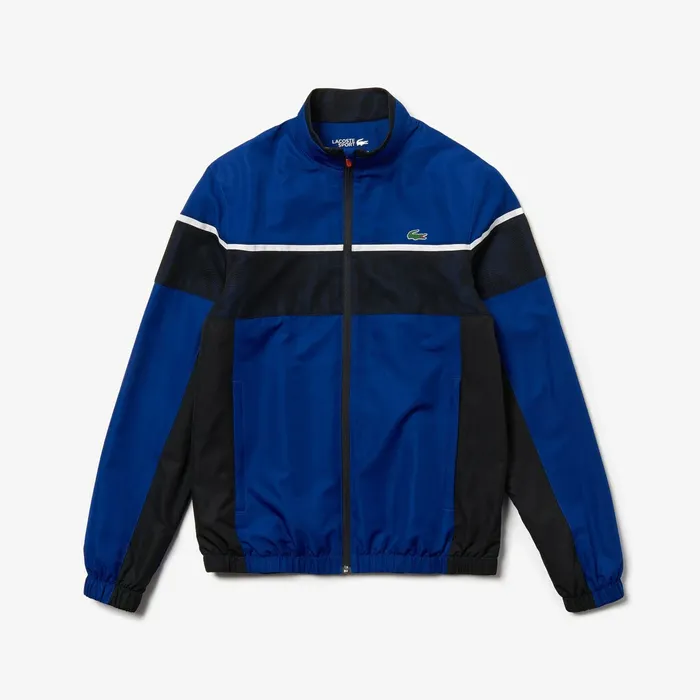 SPORT Tech Jersey Tennis Track Suit BlueBlackWhiteRed Mens Lacoste Pants and Shorts Near Me