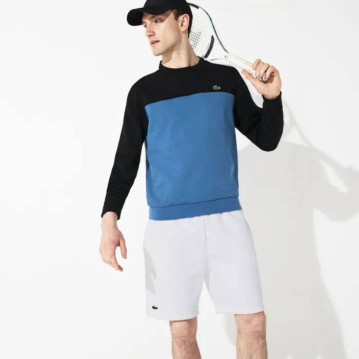 SPORT Tennis Fleece Shorts White Mens Lacoste Pants and Shorts Gift for Friend SPORT Tennis Fleece Shorts White Mens Lacoste Pants and Shorts Gift for Friend