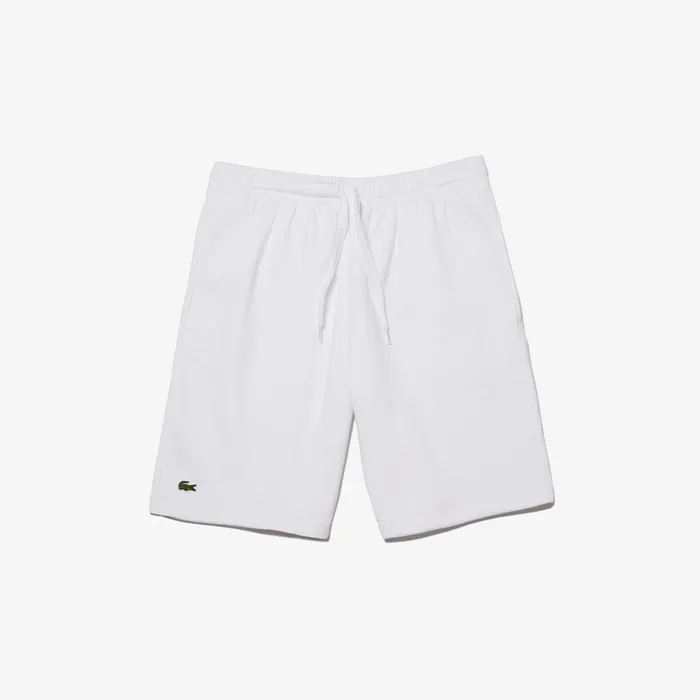 SPORT Tennis Fleece Shorts White Mens Lacoste Pants and Shorts Gift for Friend