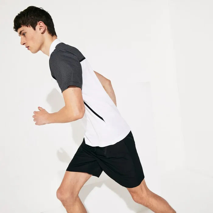 SPORT Tennis Shorts Black Mens Lacoste Pants and Shorts Store