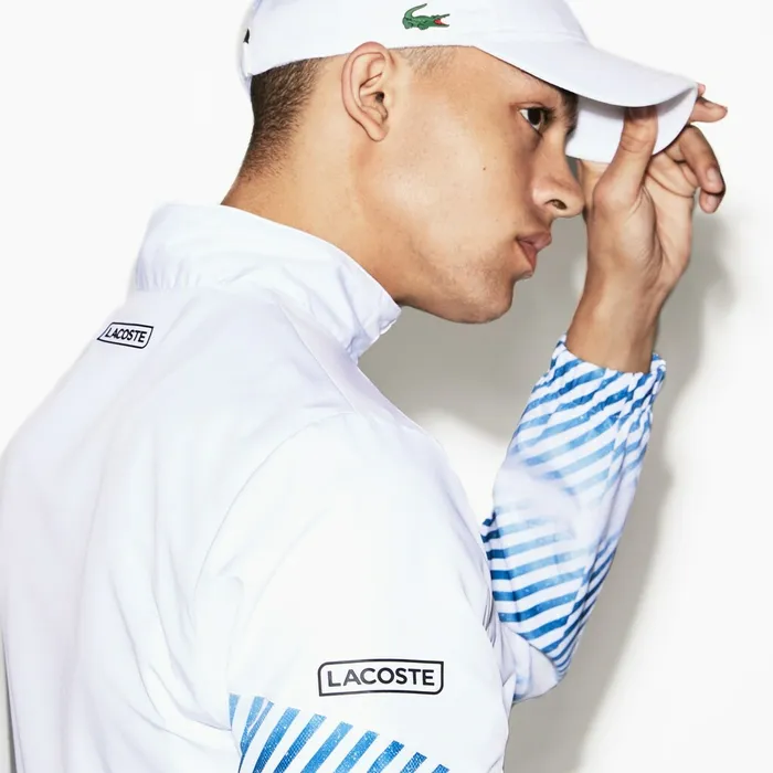 SPORT Tennis Tracksuit WhiteWhiteBlueBlack Mens Lacoste Tracksuits Gift Ideas