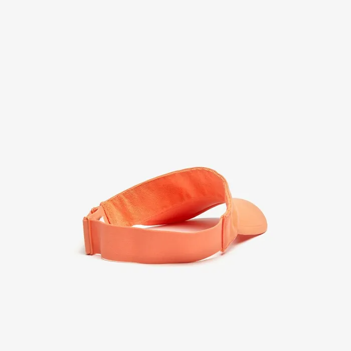 SPORT Tennis Visor Orange Mens Lacoste Caps and Hats Online Outlet Store