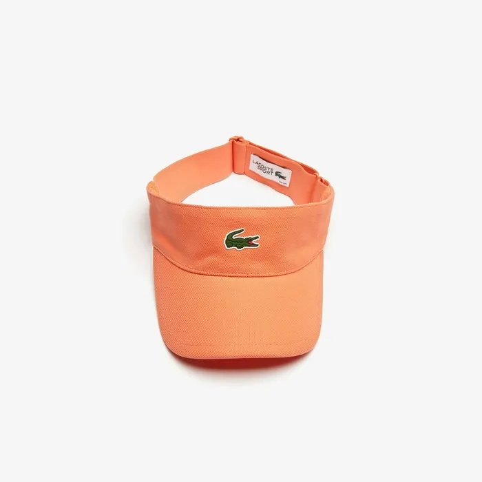 SPORT Tennis Visor Orange Mens Lacoste Caps and Hats Online Outlet Store
