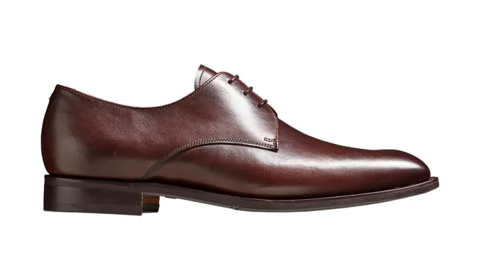 St Austell 8211 Dark Walnut Calf Mens Barker Shoes Derbys