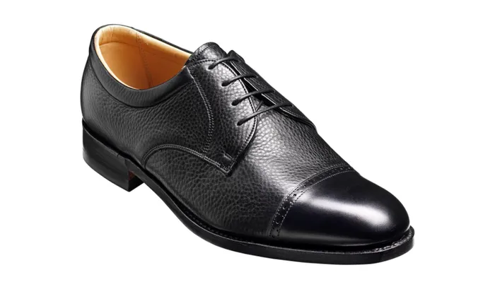 Staines 8211 Black Softie Mens Barker Shoes Brogues