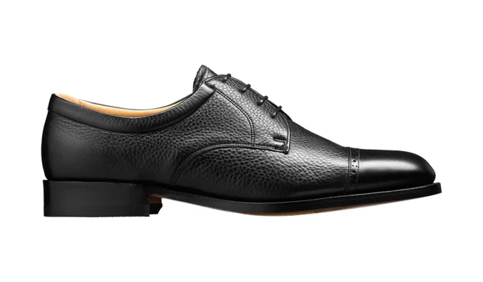 Staines 8211 Black Softie Mens Barker Shoes Brogues