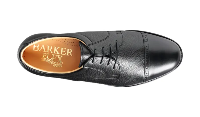 Staines 8211 Black Softie Mens Barker Shoes Brogues