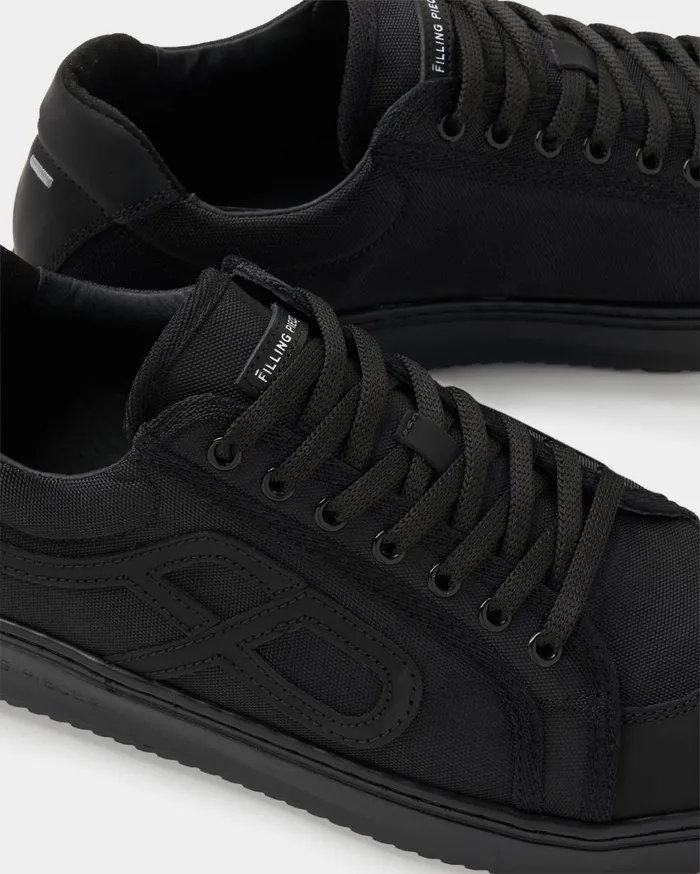 Stance Canvas Black WomenMen Filling Pieces Sneakers