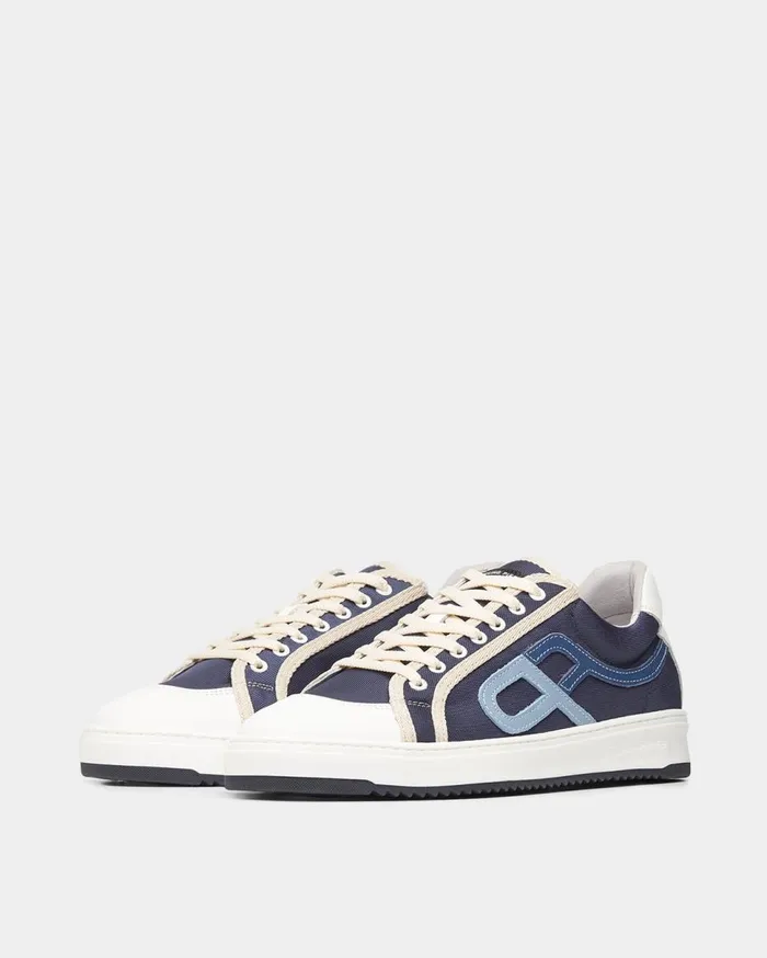 Stance Canvas Navy MenWomen Filling Pieces Sneakers