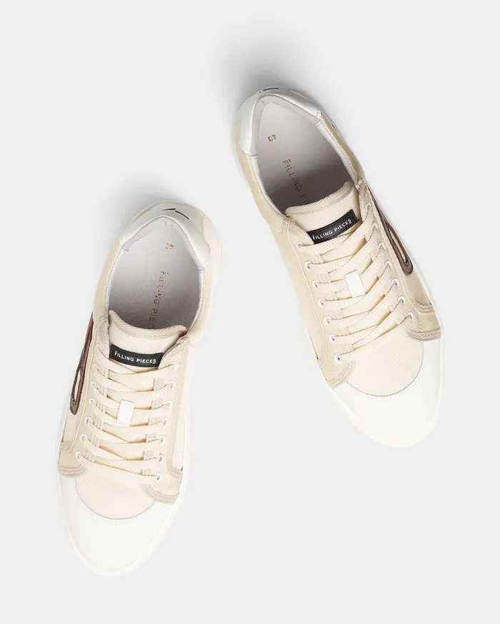 Stance Canvas Off White WomenMen Filling Pieces Sneakers