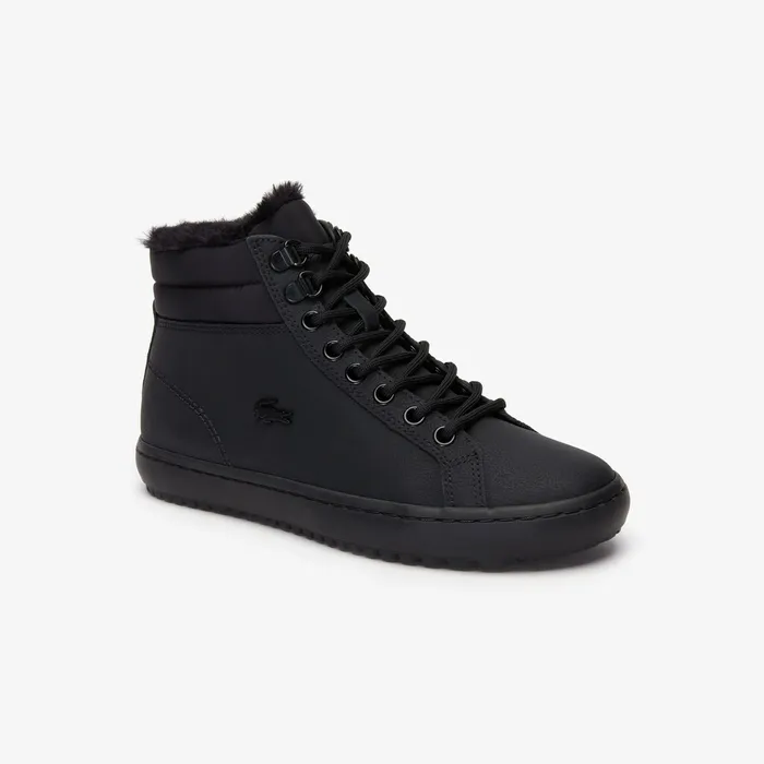 Straightset Thermo Leather Boots BlkBlk Womens Lacoste Sneakers Outlet