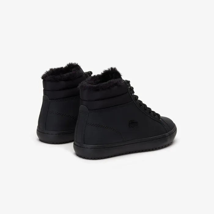 Straightset Thermo Leather Boots BlkBlk Womens Lacoste Sneakers Outlet