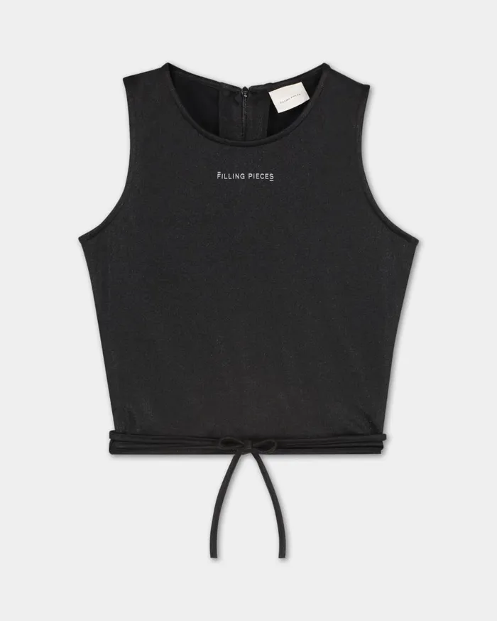 Strap Top Black Women Filling Pieces TShirts and Shirts