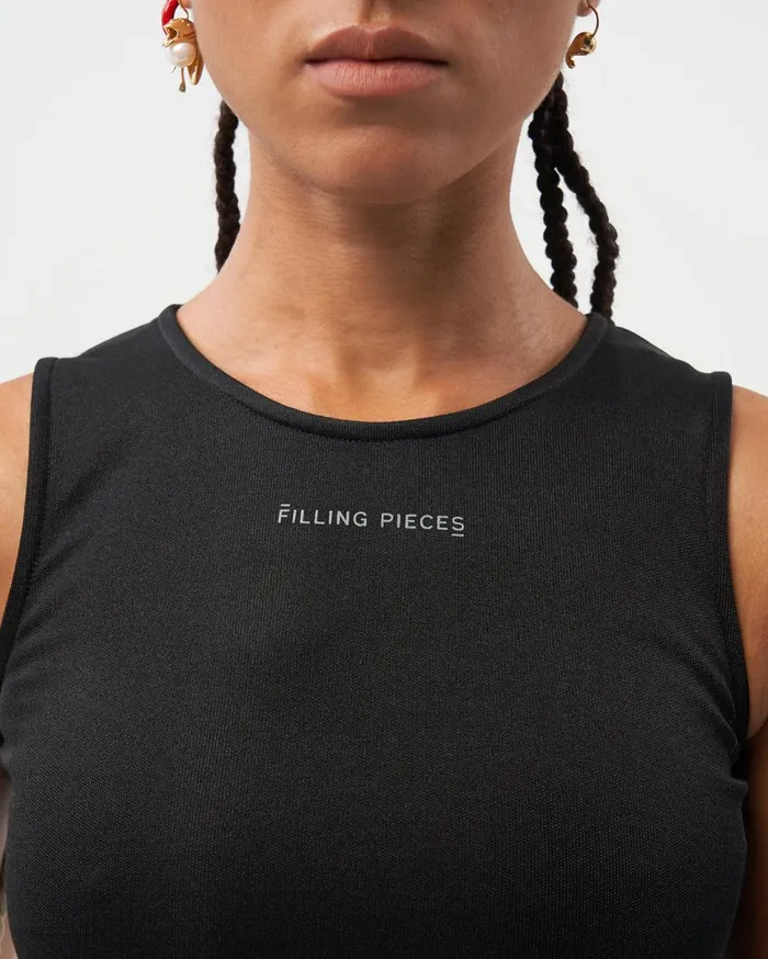 Strap Top Black Women Filling Pieces TShirts and Shirts