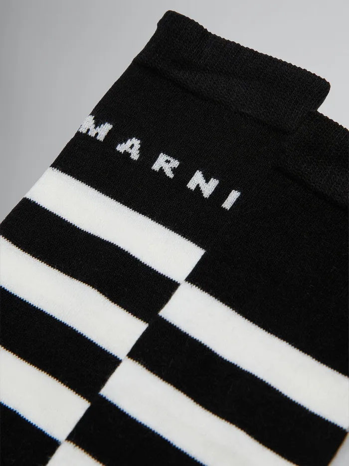 Striped Cottonblend Socks Kids Marni