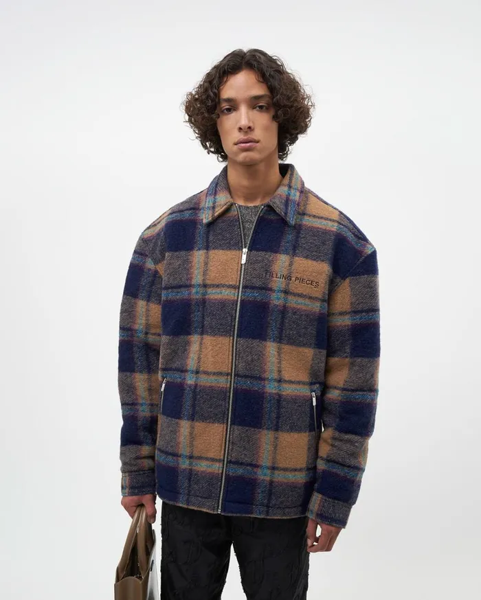 Studio Flannel Jacket Orange MenWomen Filling Pieces Coats and Jackets