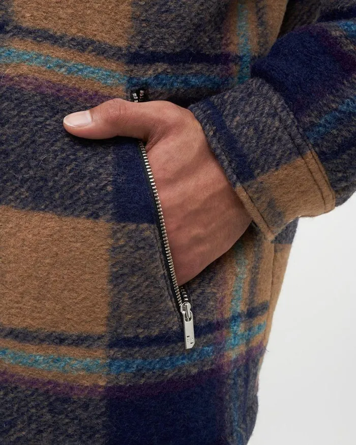 Studio Flannel Jacket Orange MenWomen Filling Pieces Coats and Jackets