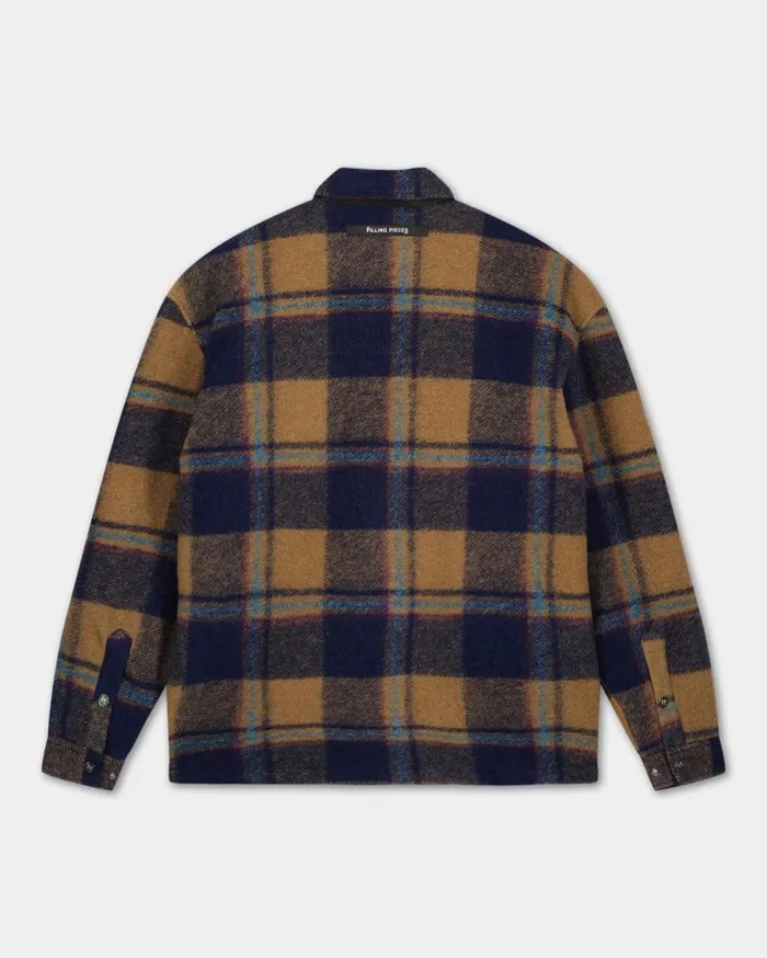 Studio Flannel Jacket Orange WomenMen Filling Pieces Coats and Jackets
