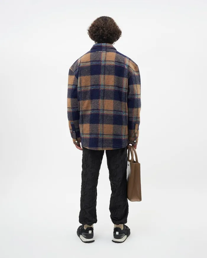 Studio Flannel Jacket Orange WomenMen Filling Pieces Coats and Jackets