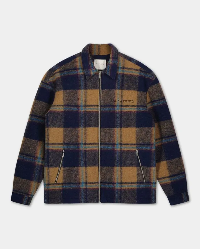 Studio Flannel Jacket Orange WomenMen Filling Pieces Coats and Jackets