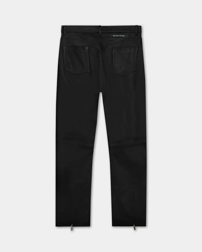 Studio Leather Pants Black Women Filling Pieces Pants and Shorts
