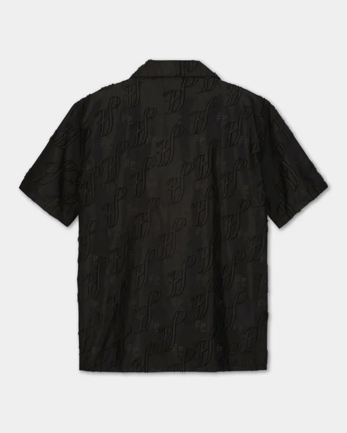 Studio Resort Shirt Monogram Black WomenMen Filling Pieces TShirts and Shirts