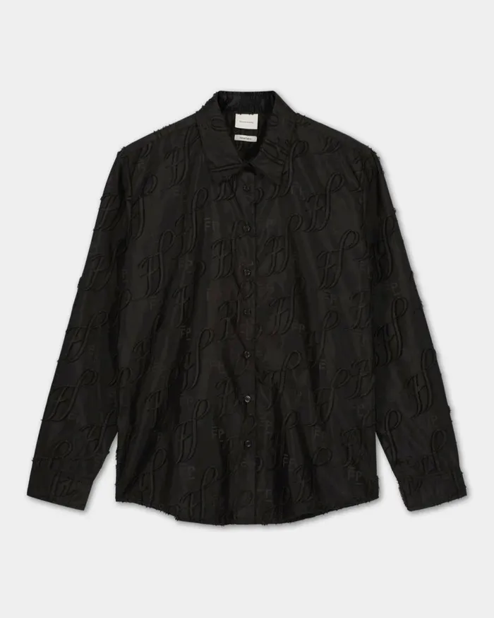 Studio Shirt Monogram Black Women Filling Pieces TShirts and Shirts