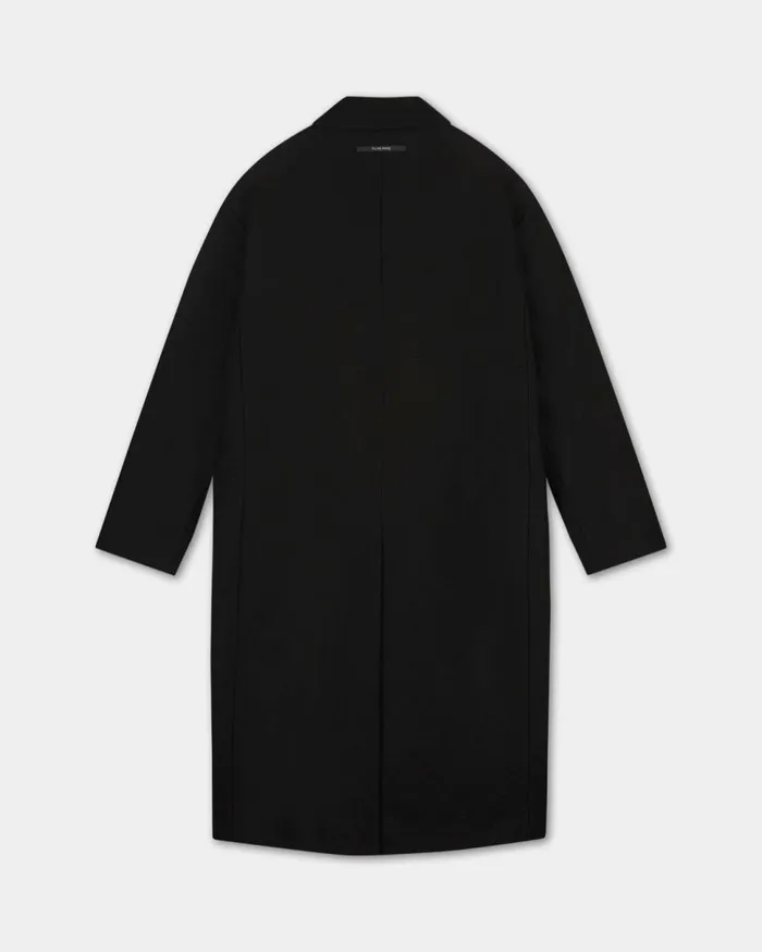 Studio Wool Coat Black WomenMen Filling Pieces Coats and Jackets